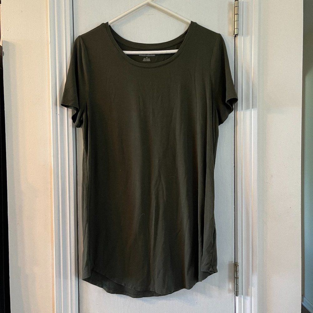 Olive Amazon Essentials Tunic